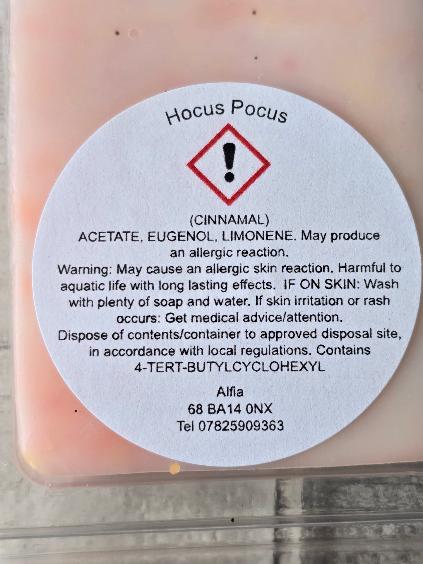 Hocus Pocus Soy Wax Snap Bar