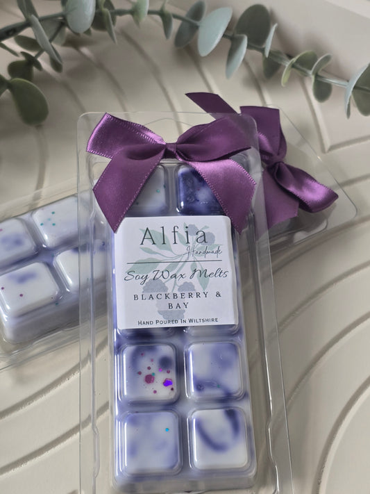 NEW Blackberry & Bay Soy Wax Melt Snap Bar - Fruity Floral Woodland Scent