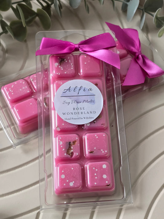 Rose Wonderland Soy Wax Snap Bar
