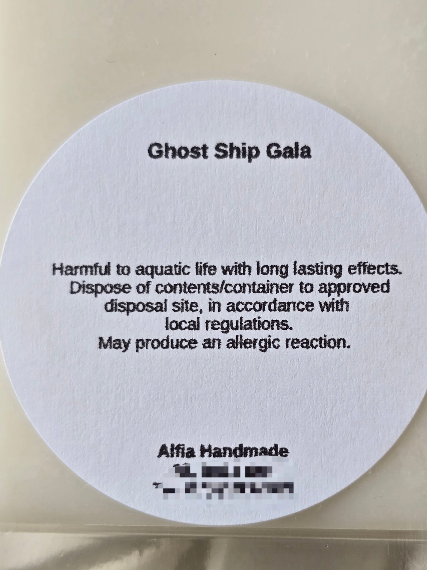 New Ghost Ship Gala Soy Wax Melt Snap Bar- Nautical Gothic - Halloween