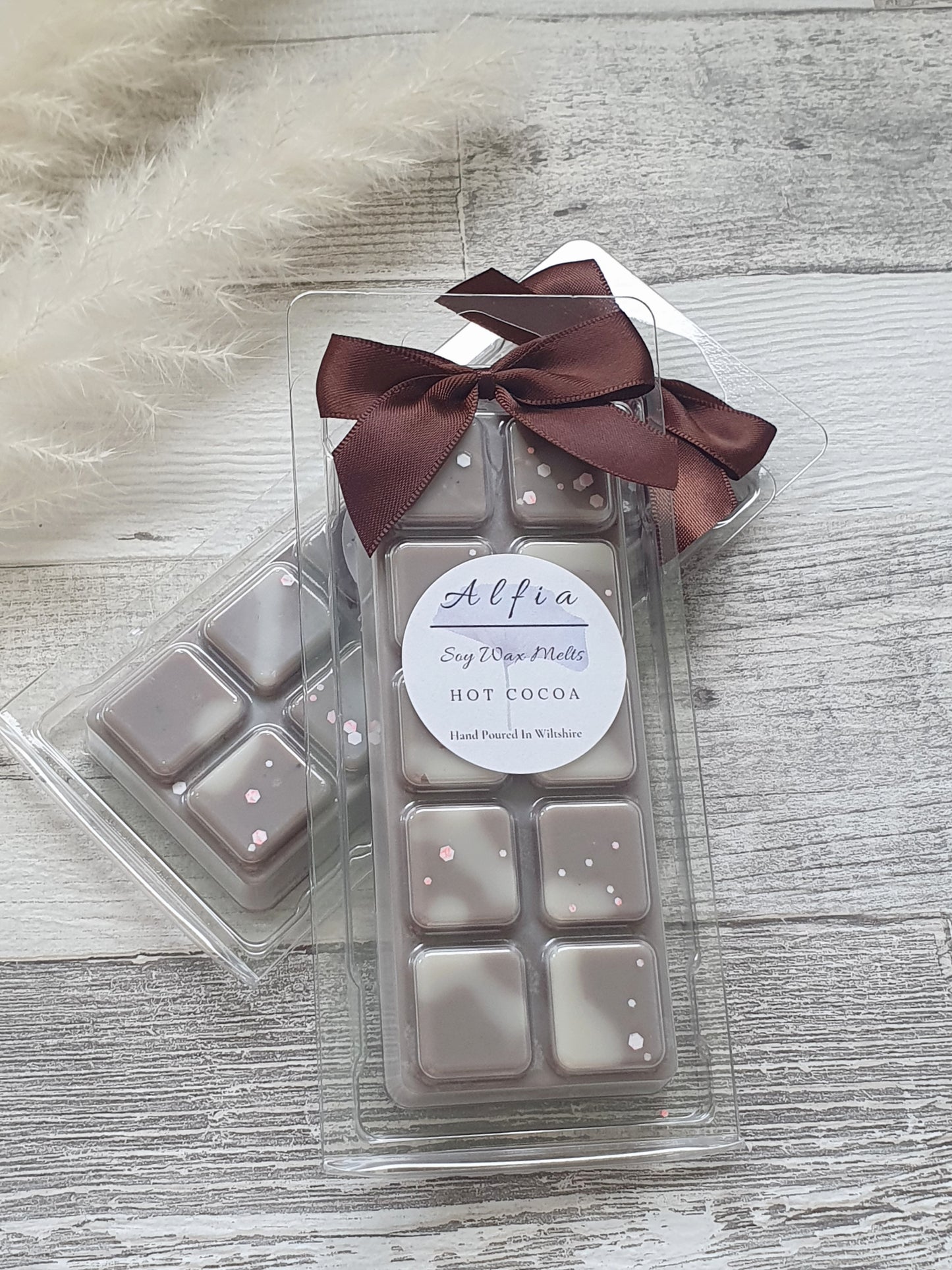 BRAND NEW Hot Cocoa Snap Bar Soy Wax Melt - Alfia
