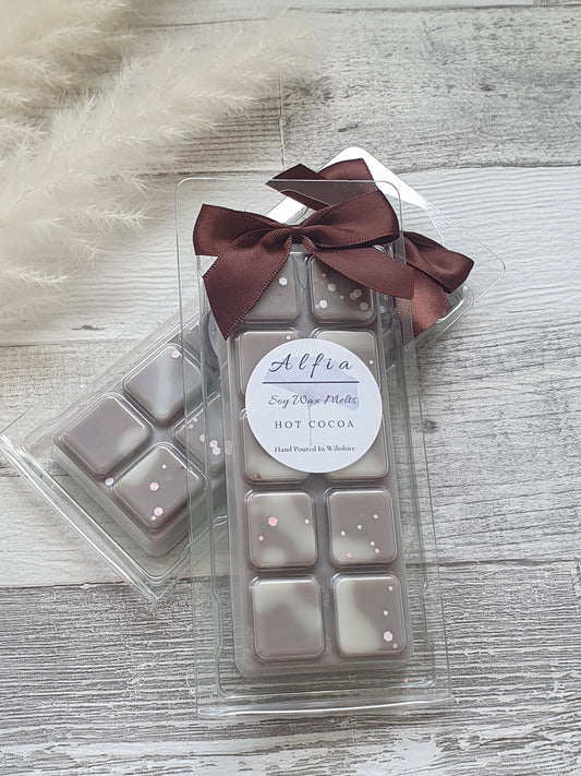 BRAND NEW Hot Cocoa Snap Bar Soy Wax Melt - Alfia
