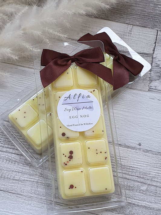 BRAND NEW Egg Nog Snap Bar Soy Wax Melt - Alfia