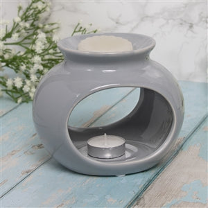 Oval Orb Ceramic Wax Melter- 16cm - Alfia