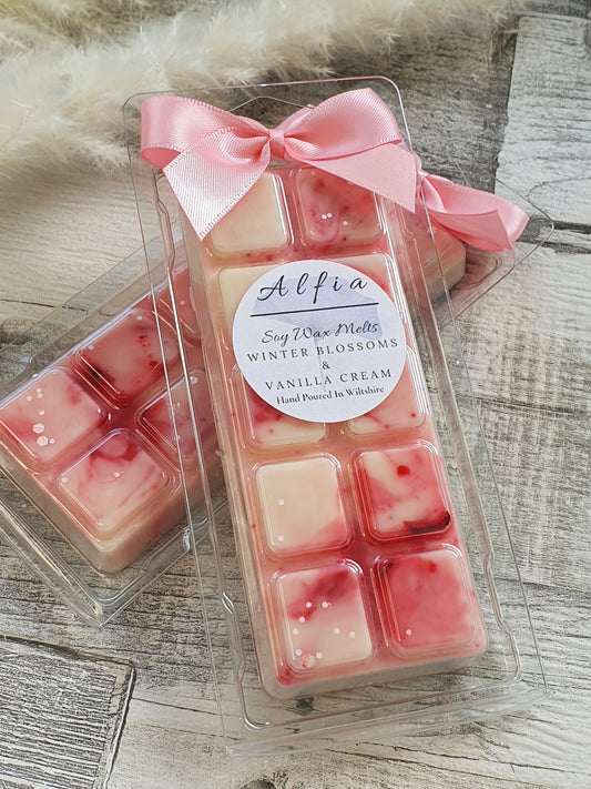 NEW Winter Blossom & Vanilla Cream Snap Bar - Alfia